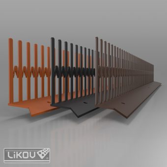 LIKOV Ochranný větrací pás H55 cihlová