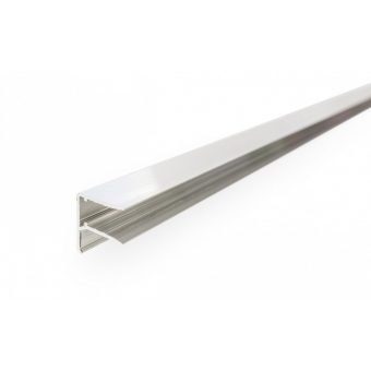 PVC okrajový F-profil 10 mm bílý