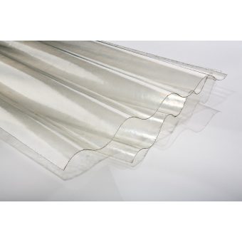 Vlnité desky - sklolaminát barva čirá 0,94 mm