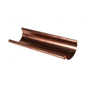Měděný žlab půlkruhový 250 mm - 3 m